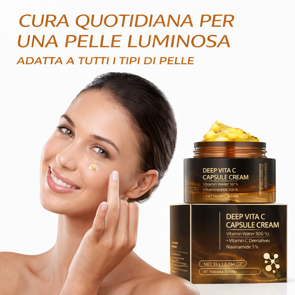 Capsule Glow – Crema Illuminante alla Vitamina C