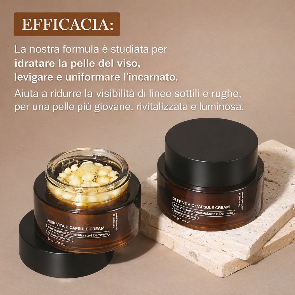 Capsule Glow – Crema Illuminante alla Vitamina C